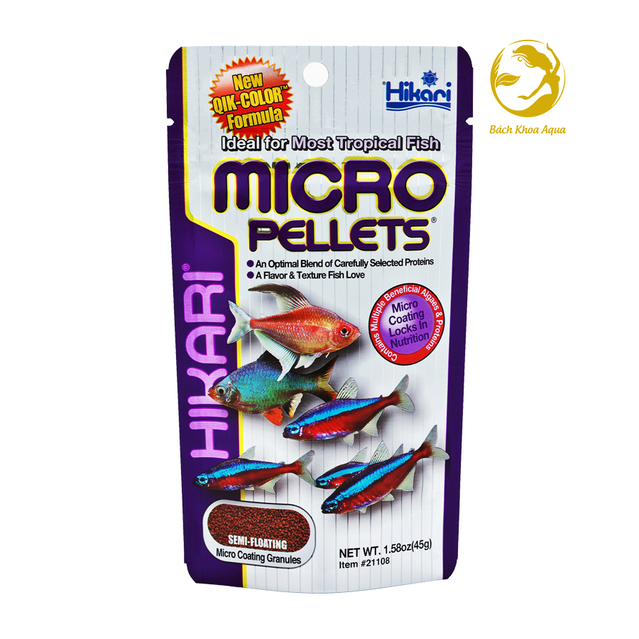 Thức ăn Hikari Tropical Micro Pellets 45g