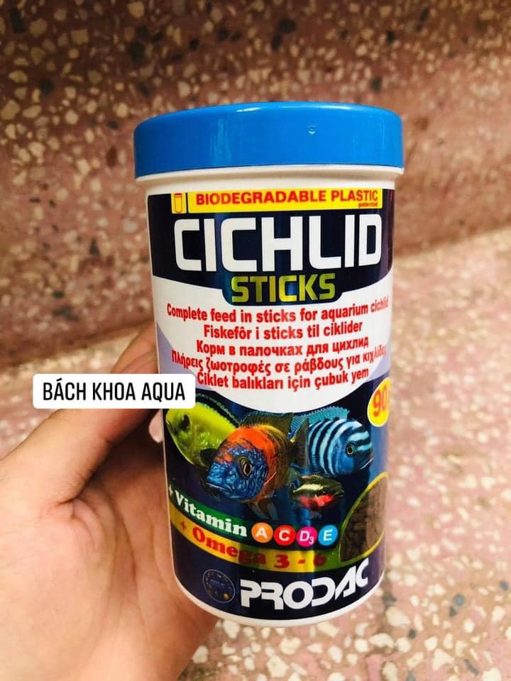 Thức ăn Ali Prodac - Cichlid Sticks 90g ( 250ml)