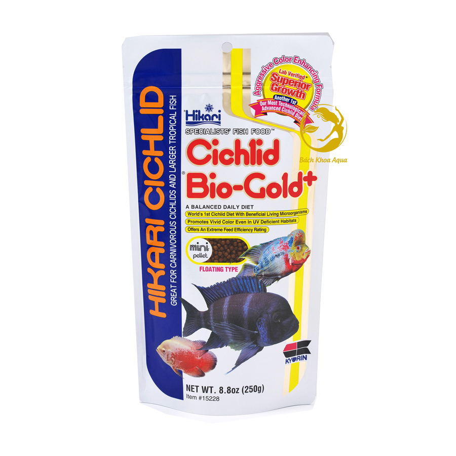 Thức ăn cho cá ăn thịt Hikari Cichlid Bio-Gold Plus